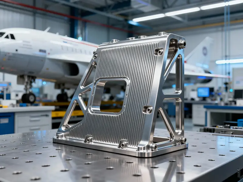 航空航天 CNC 加工解决方案，用于轻量化支架、高精度结构件和无人机零部件