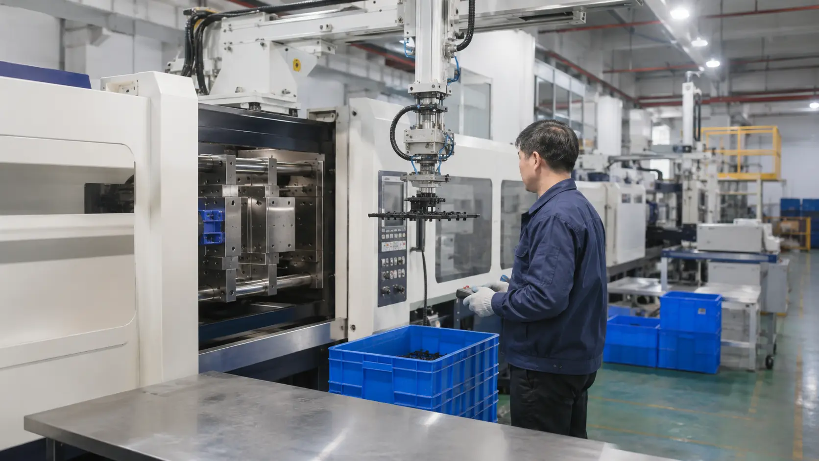 Injection molding production and delivery capacity
