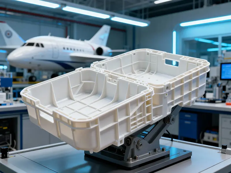 Aerospace: High-precision lightweight parts manufacturing