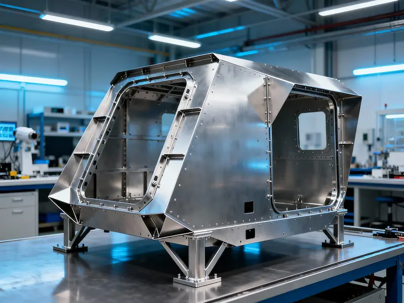 Aerospace sheet metal fabrication industry solutions for lightweight panels, equipment supports and drone structural parts