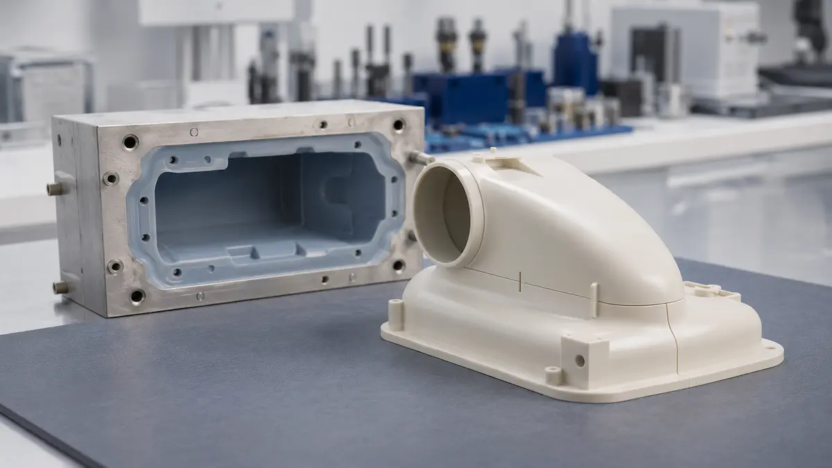 真空复模母模制作，支持3D打印或CNC加工用于开硅胶模具